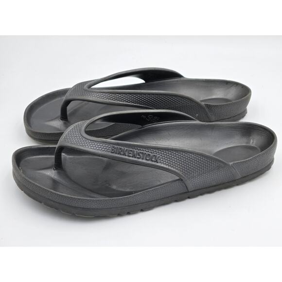 Birkenstock Women’s Size 9 Honolulu EVA Black Lightweight Flip Flop Sandals - Picture 1 of 6